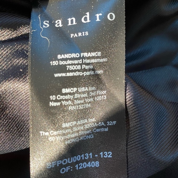 Sandro Paris Leopard Faux Fur Hooded Jacket Size Small - Picture 7 of 12